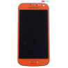 Wyświetlacz Lcd Samsung S4 mini I9195 pomarańczowy nowy dotyk ramka